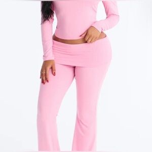 Fashion Nova Pink Two-Piece Set